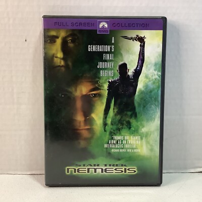 Star Trek: Nemesis (Full Screen Collection) DVD, MULTIPLES SHIP/FREE!