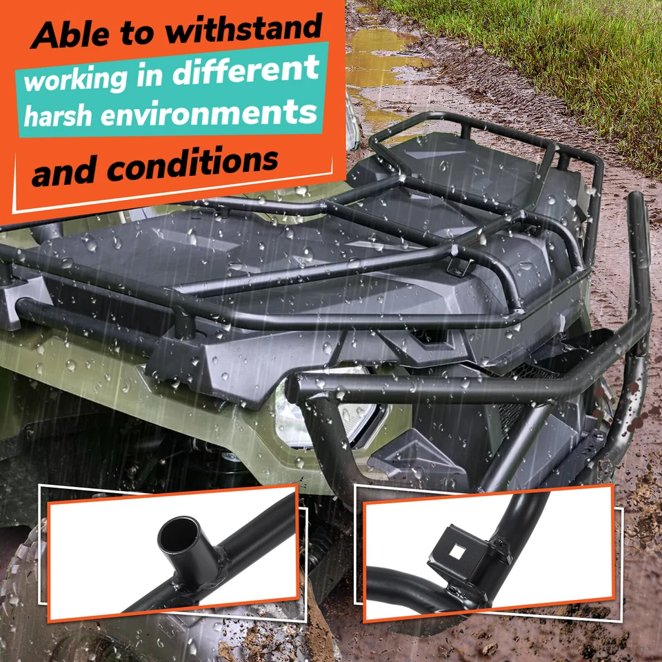 Para Polaris Sportsman 450 570 14-17 ALMACENAMIENTO FRONTAL Resistente Rack Reemplazo Para 2882321 Foto 4 de 4