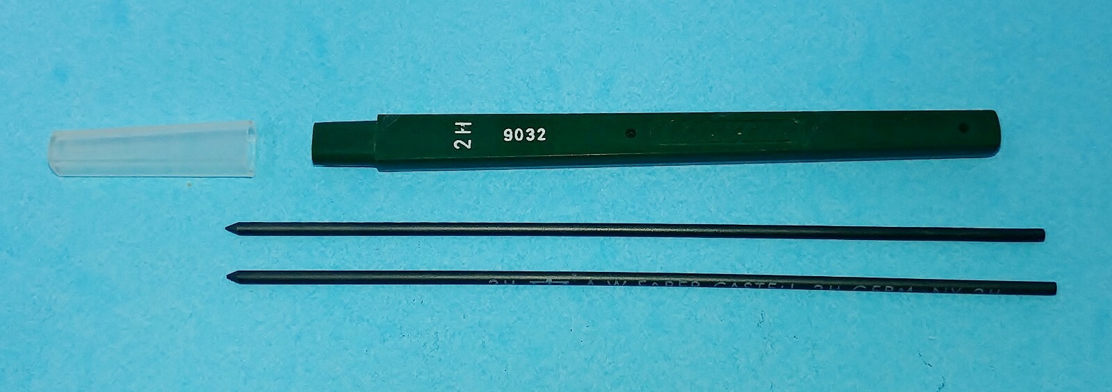Lot of 3 (2 Leads per Tube) 1980s A.W. Faber Castell 9032 Lead Refills B, H, 2H