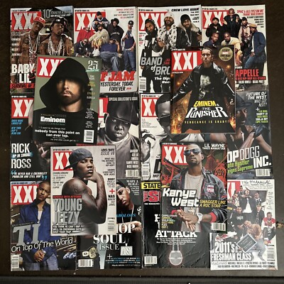 Lot of 16 Hip Hop Magazine XXL Source 2 Pac Jay Z Nas T.I. Eminem