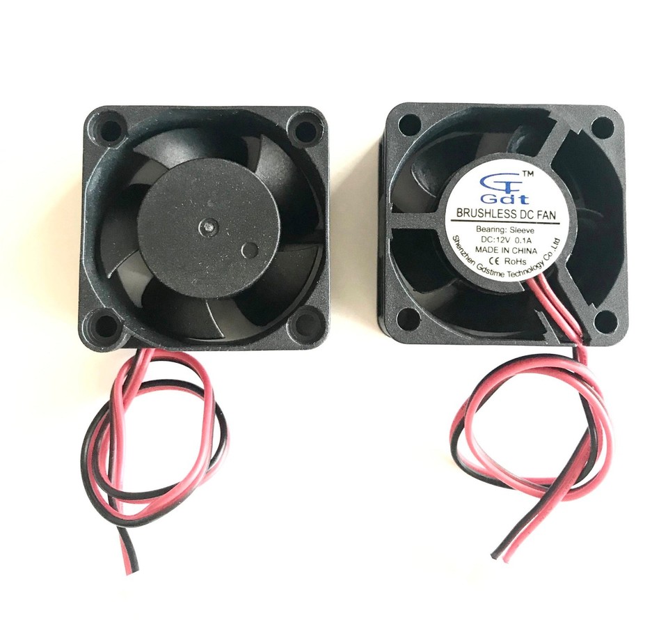 Parkside 20 V 2 Ventiladores Mini De 12V Sin Escobillas - 25x25x7