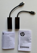 Lot of 2 HP USB-C to DisplayPort Adapter Cable  Black  831119-001 NEW OEM