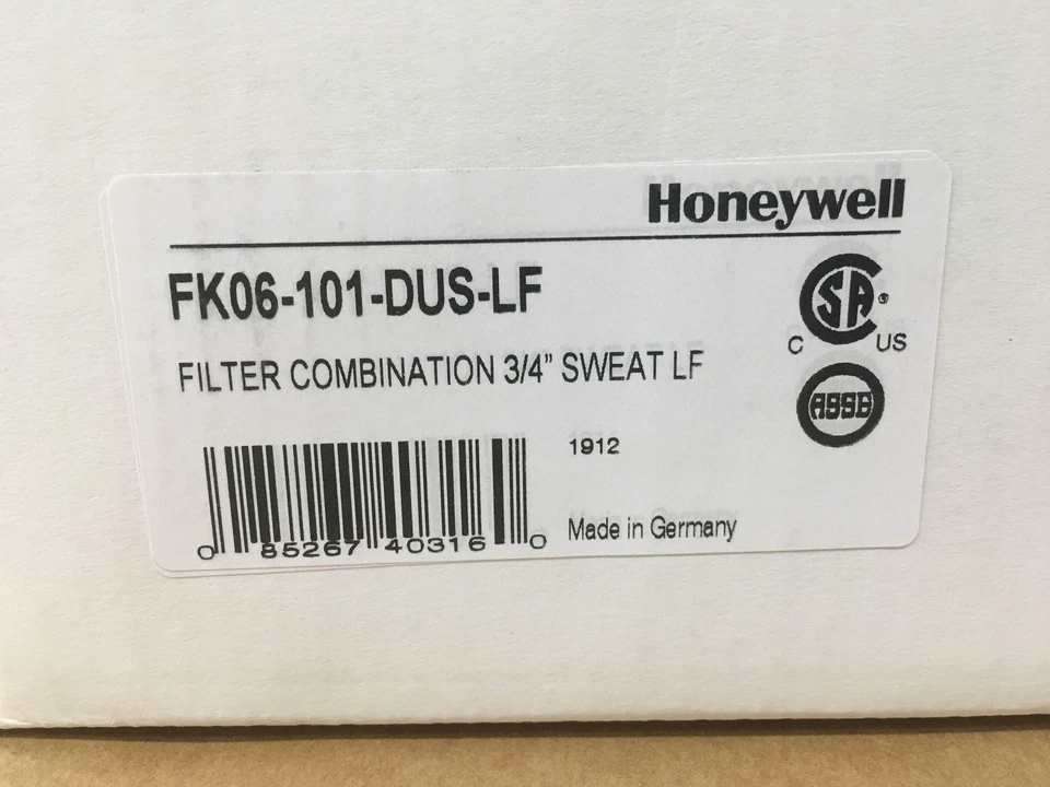 Honeywell FK06-101-DUS-LF Dialset Low Lead Pressure Regulating Filter (207645) - Image 3 of 4