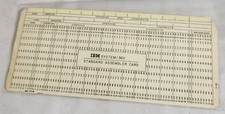IBM system / 360 standard assembler card - UnPunched computer data