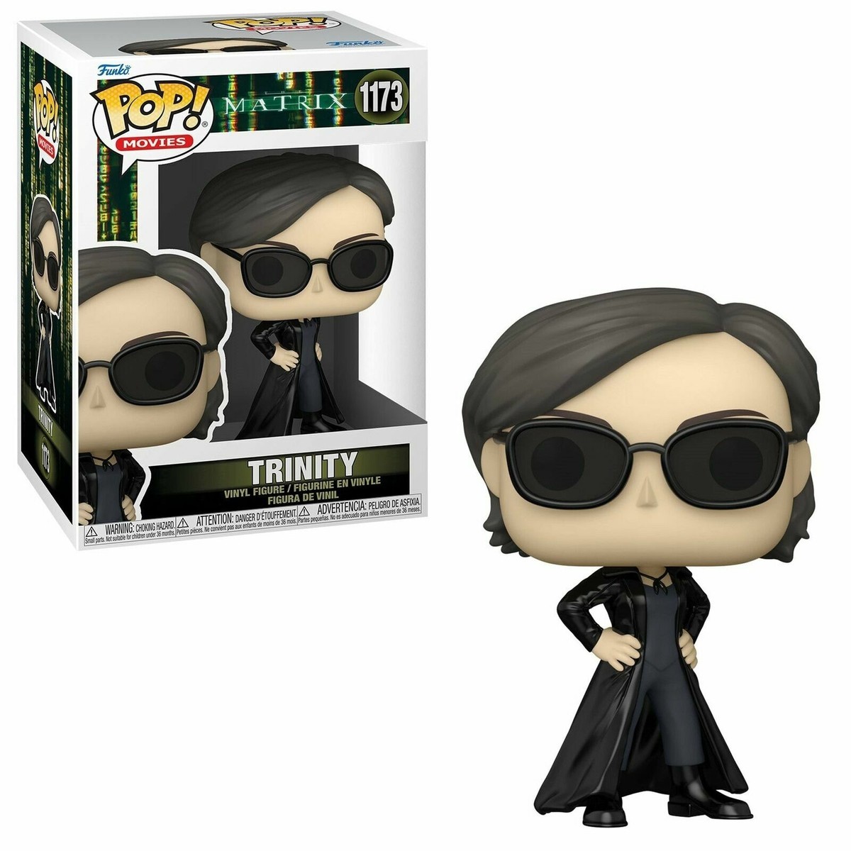 TRINITY THE MATRIX FUNKO POP! MOVIES VINYL FIGURE #1173 NEW BOX | eBay