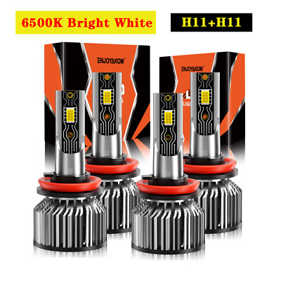 For Nissan Sentra 2013-2024 Combo LED Headlight High Low Beam Bulb White 26000LM
