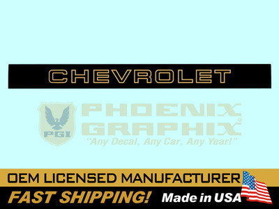 #ad 1988 1989 1990 1991 1992 1993 1994 CHEVROLET Stepside Truck Tailgate Name Decal $109.00