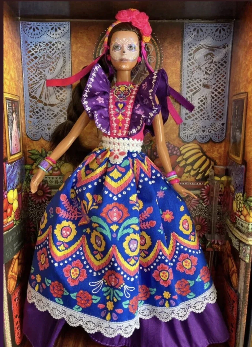 Barbie & Ken Dia De Los Muertos Day of The Dead Doll Set of 2