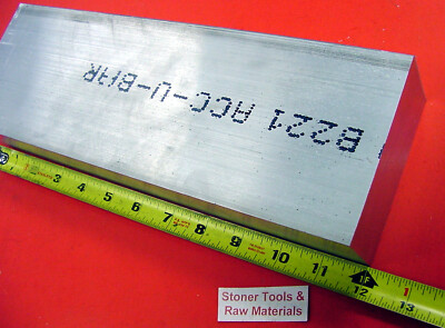 Aluminum 6061 T6511 Flat Bar - 3/4" X 4" X 12" Solid Mill Stock, Made In USA