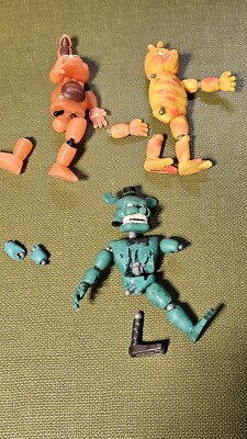 Five Nights at Freddys FNAF Articulated Figure Parts Lot