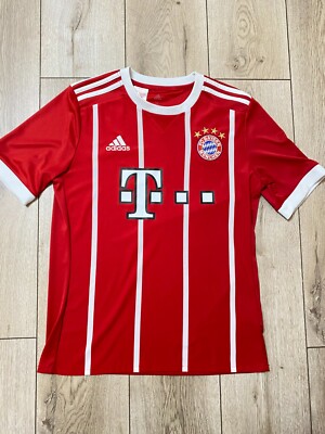 BAYERN MUNICH 2017 2018 HOME FOOTBALL SHIRT SOCCER JERSEY