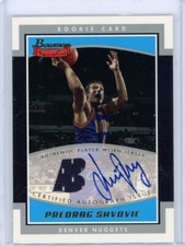 2002-03 Bowman Signature Relic Autograph Parallel #SE-PSA Predrag Savovic 56/99