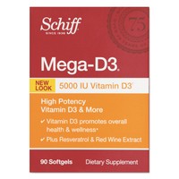 Schiff Mega Vitamin D3 Softgel 90 Count 10168 on sale Schiff Mega Vitamin D3 Softgel 90 Count 10168 on sale