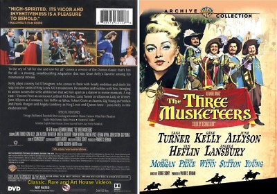 The Three Musketeers ~ DVD ~ Gene Kelly, Lana Turner (1948