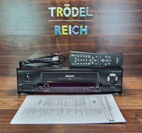 Philips VR500 VHS Videorecorder 6 Kopf Videorekorder 12 Monate Garantie #242