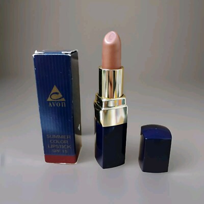New in Box Vintage Avon Summer Color SPF 15 Lipstick .13oz Twilight Rouge Htf 
