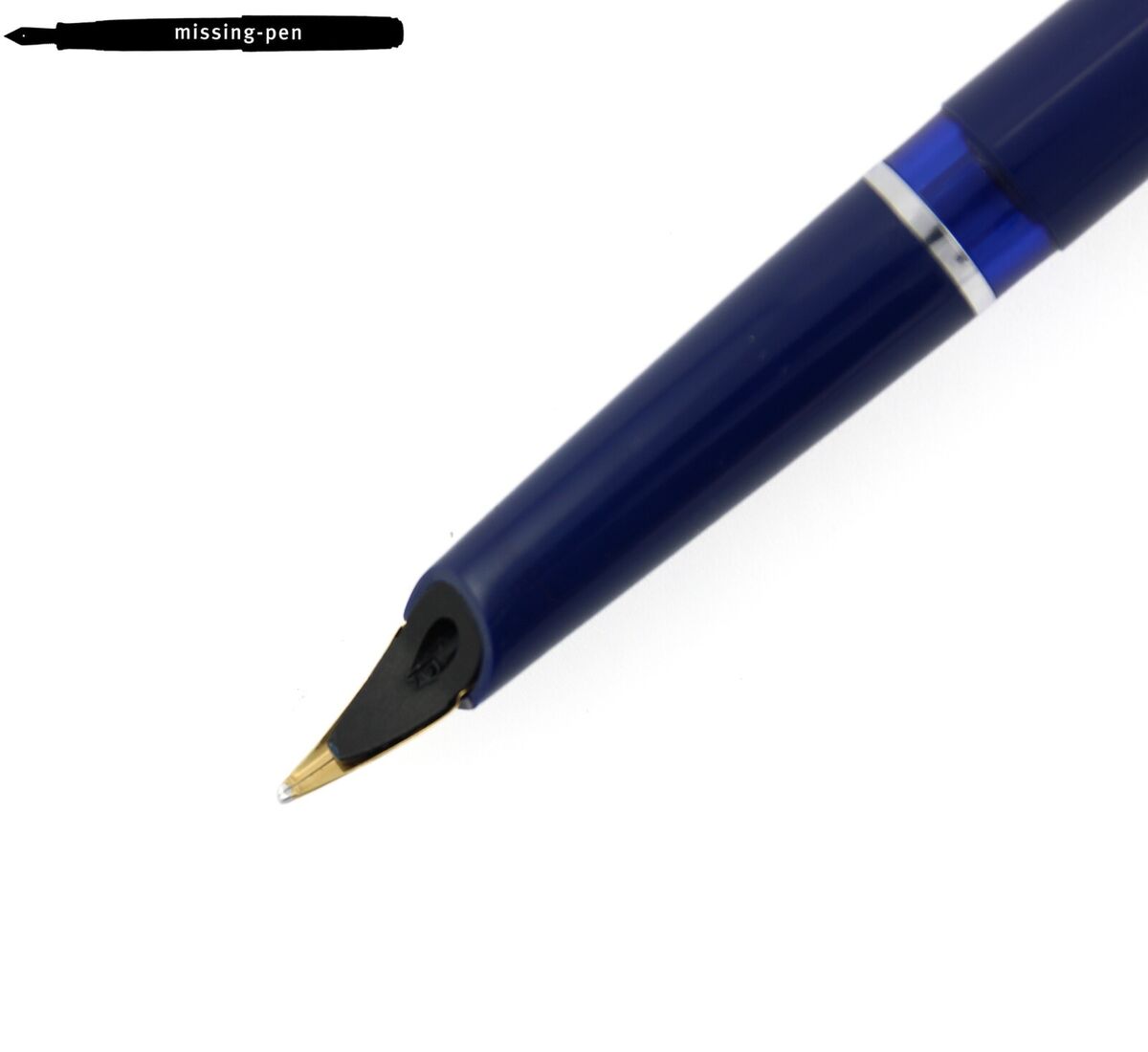 Pelikan 20 Silvexa Fountain Pen in Blue Silver with 14K OB Pelikan 20 Silvexa Fountain Pen in Blue Silver with 14K OB
