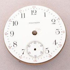 Waltham 18 Size Pocket Watch Movement - MX1884