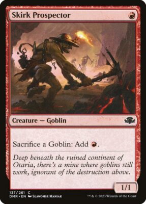MTG Magic the Gathering Skirk Prospector (137/481) Dominaria Remastered LP