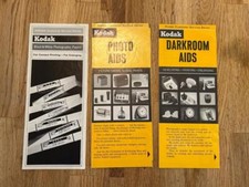  3 1966 Kodak Product Brochure / Photo Aids-Darkroom Aids-B W Printing Papers