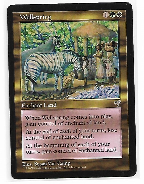Magic the Gathering ~ MTG ~ 1x Wellspring ~ MIRAGE ~ M/NM