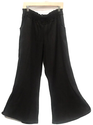 dress pants with side slits Side Slit Faux Leather Flare Leg Dress Pants