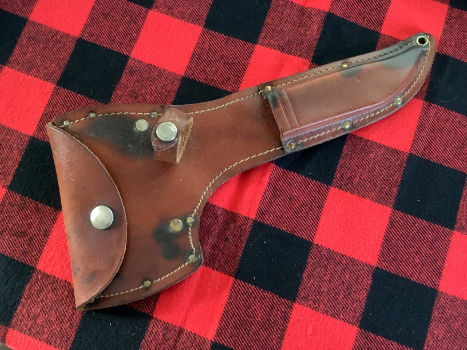 sheath for knife axe combo, combo western knife axe sheath eBay