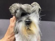 Yomiko Classics Schnauzer Stuffed Animal Dog Plush 11  Russ Berrie NWT