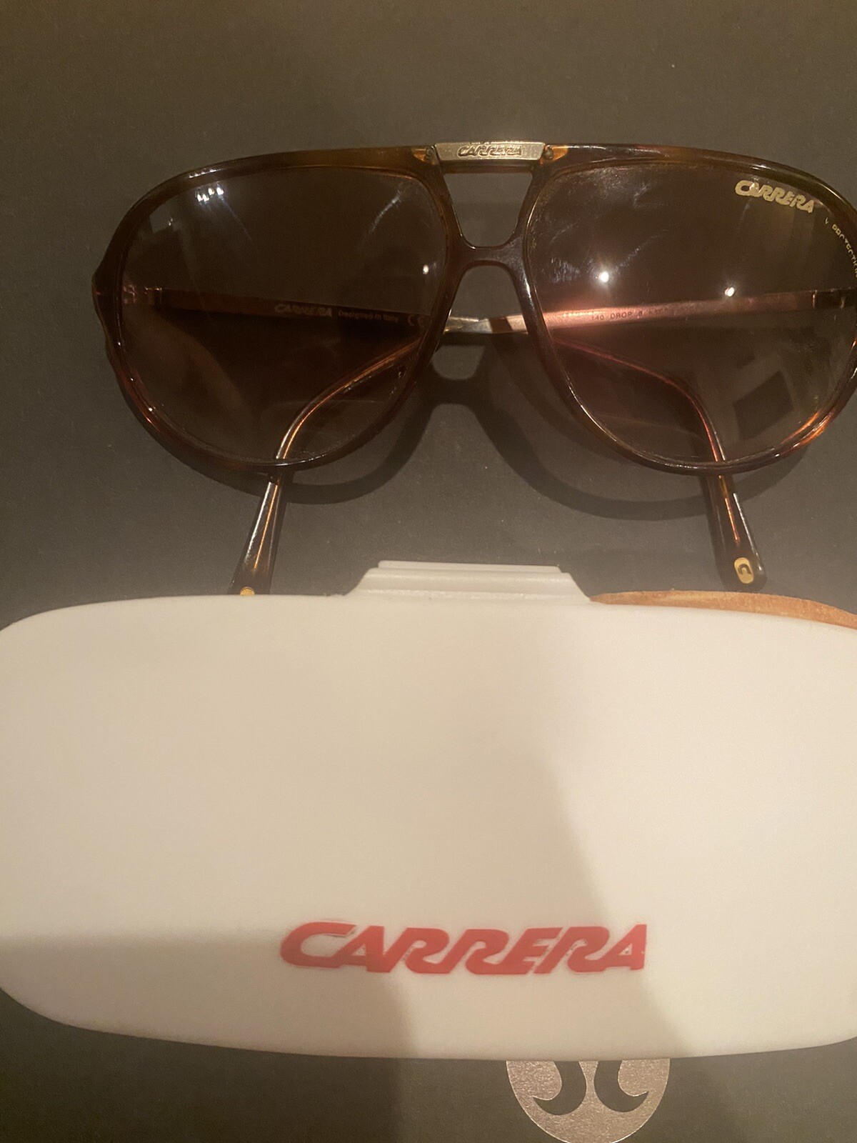 Carrera Sunglasses Brown Frame Brown Gradient Lenses Gem