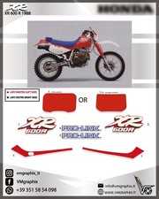 Adesivi XR 600 R 1988 xr 600r XR600RJ adhesives/grafiche/stickers/decals