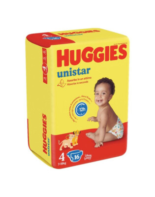 Huggies  Unistar Base 4 16 Pezzi