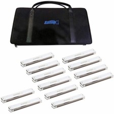 EASTTOP Tremolo Harmonica Set of 12 Key Professional Mouth Organ Harmonica New