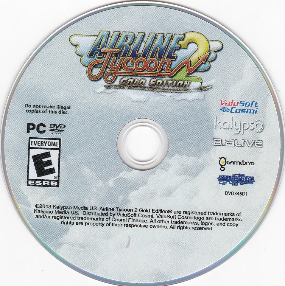 Airline Tycoon 2: Gold Edition (PC Game DVD-ROM, 2013, Kalypso Media)*DISC ONLY* - Image 2 of 2