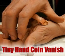 TINY HAND MAGIC TRICK COIN VANISH MY LITTLE A...