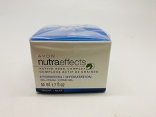 Avon Nutraeffects Hydration Night Gel Cream 1.7oz Face Moisturizer NEW SEALED 