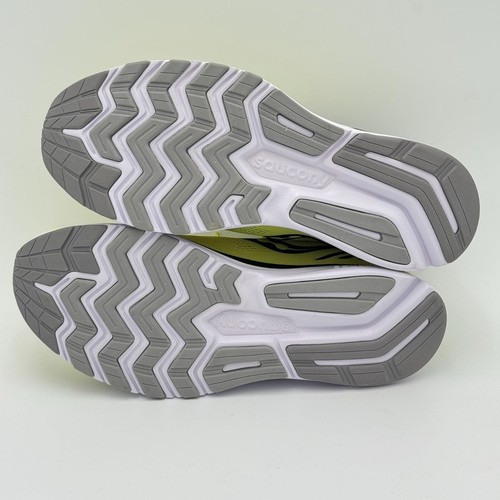 Scarpe da corsa uomo Saucony Ride 14 FormFit sneakers sportive gialle nuove senza etichette taglia 13 - Foto 6 di 10