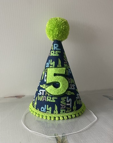 Star Wars First Birthday Hat, Star Wars Party Accessories “New Handmade” - Picture 2 of 2
