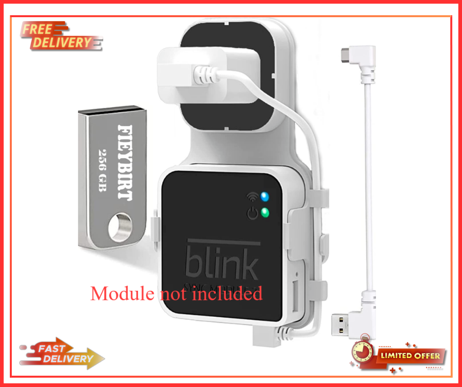 Blink Sync Module 2 Mount for Smart Security Camera System W/ Video Storage 256G-image