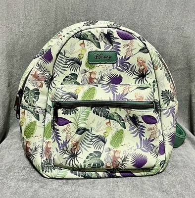 Loungefly Disney Peter Pan Tinker Bell Lost Boys Jungle Small Green Backpack