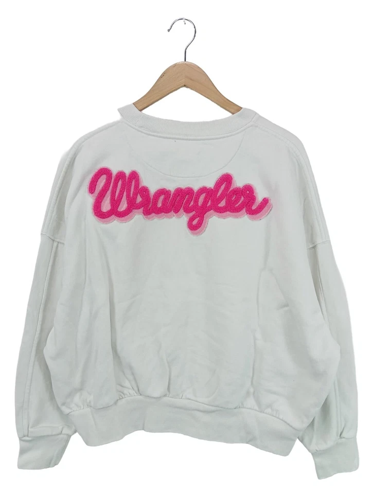 WRANGLER Suéter Mujeres Sudadera Talla EU 36 blanco look casual - Imagen 2 de 4