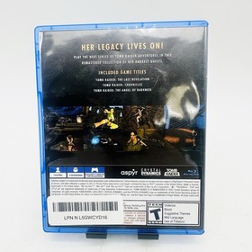 Tomb Raider IV-VI Remastered - PlayStation 4. PS4. Complete 