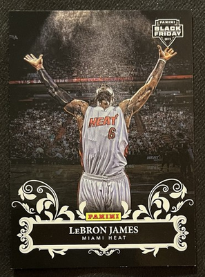 #ad 2013 Panini Black Friday LeBron James Chalk Toss #6 Miami Heat $105.00