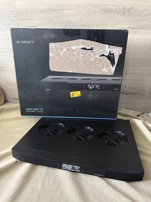 AC Infinity AIRCOM T9 17'' Quiet Cooling Fan System - Smart Controller AV Cabinet