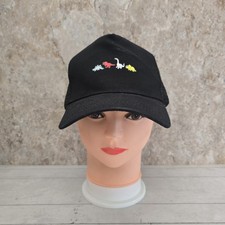 Unbranded Dinosaur Print Black Trucker Adjustable Hat