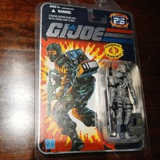 GI Joe 25th Anniversary Cobra Saboteur Firefly new on card w  case 2007
