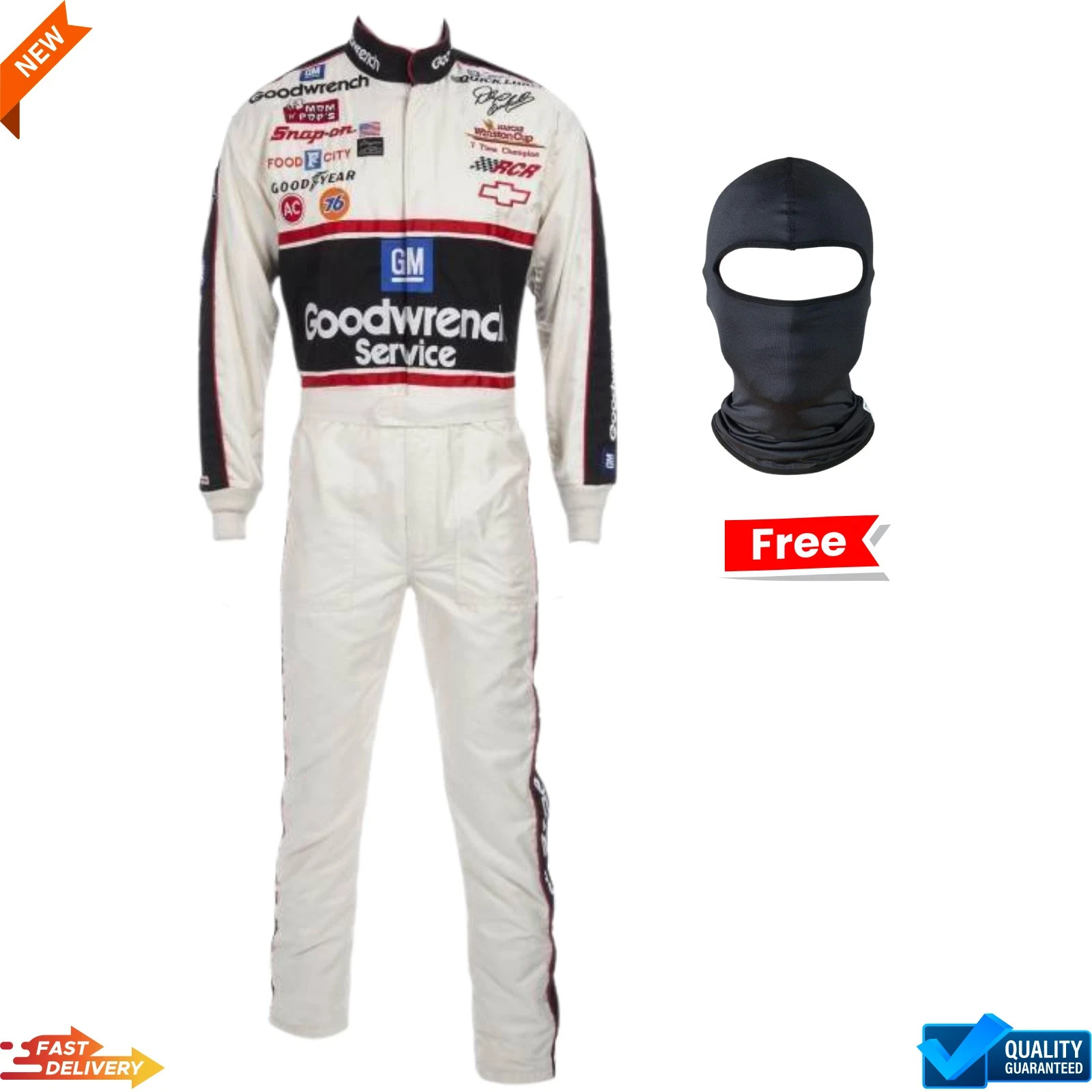 1993 Dale Earnhardt Race Suit - CIK/FIA Level 2 - F1 Goodwrench Kart Racing Suit