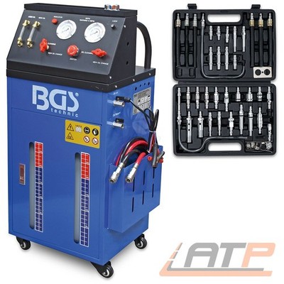 BGS AUTOMATIKGETRIEBEÖL-WECHSEL/UND REINIGUNGSGERÄT MIT ADAPTER-SATZ BEFÜLLGERÄT