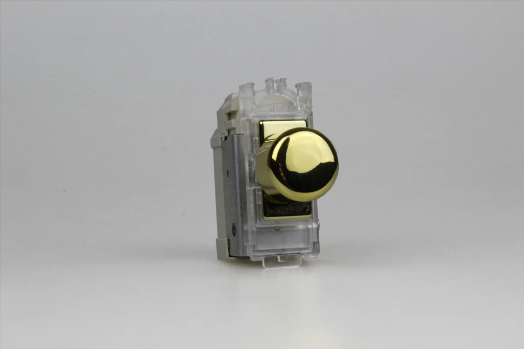 Dimmer Brass 1-10v PowerGrid 1-Gang 2-Way Varilight GFP1M1V