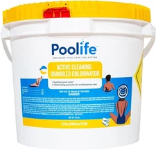 Poolife Active Cleaning Granules 25 lb Chlorine Shock Kills Algae and Bacteria