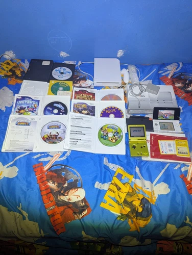 Nintendo Console Lot 3DS Game Boy Advance SP Wii + Games Bundle CIB Authentic